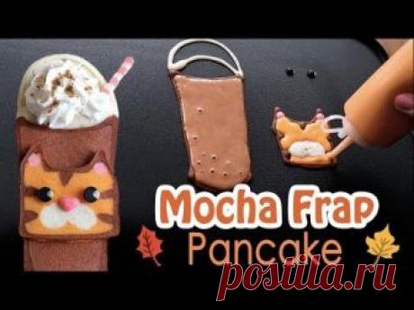 Tutorial Pancake Art Mocha Frappuccino
