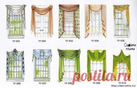 ЗАНАВЕСКИ И ШТОРКИ С ДРАПИРОВКОЙ НА ВЫБОР Может кому пригодится подборка?