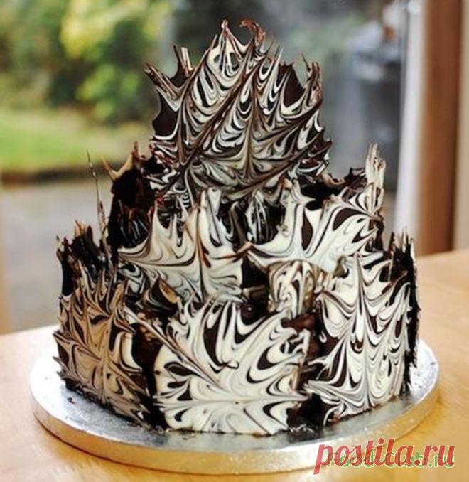 Украшение для торта - "Шоколадный взрыв" / Полезные советы / Кулинарные рецепты - Фуд-клаб.ру