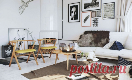 Художественный паркет в интерьере Арт-деко