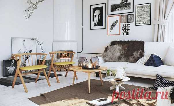 Художественный паркет в интерьере Арт-деко