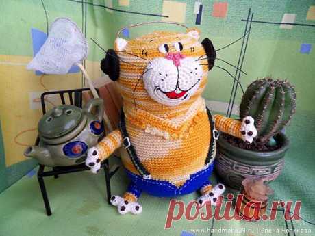 Кот Таити | Вязаные игрушки | HandMade39.ru – More фантазии!