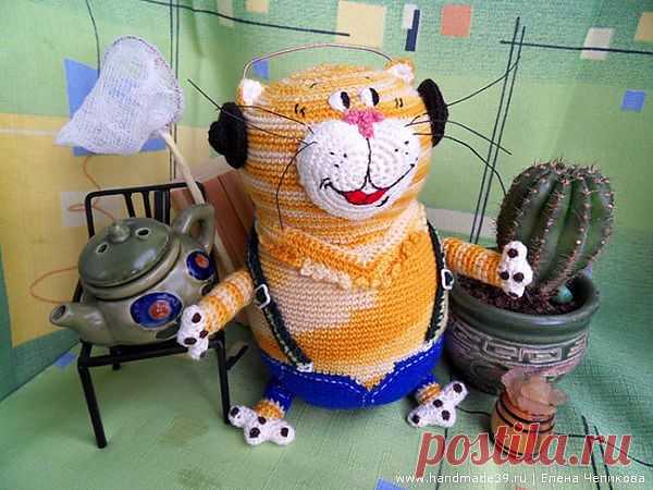 Кот Таити | Вязаные игрушки | HandMade39.ru – More фантазии!