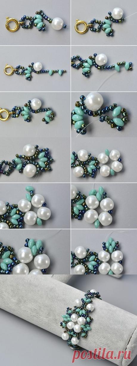 100 лучших вариантов: Как плети браслеты из бисера со схемами