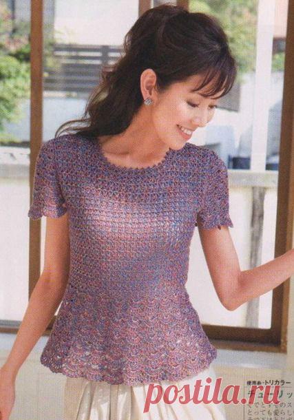 Кофточка ажурная крючком - *Вязайка с описаниями* - Страна Мам
