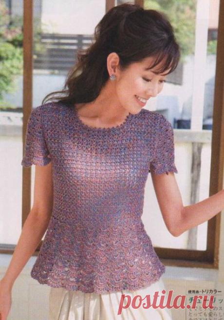 Кофточка ажурная крючком - *Вязайка с описаниями* - Страна Мам