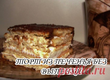 ТОРТ ИЗ ПЕЧЕНЬЯ БЕЗ ВЫПЕЧКИ
Нежный вкус - просто объедение!

ИНГРЕДИЕНТЫ:
- Печенье — 300 Грамм
- Сметана — 300 Грамм
- Сахар — 100 Грамм
- Ванильный сахар — 8 Грамм
- Очищенные орехи — 50 Грамм