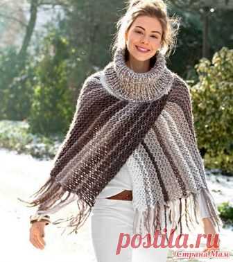 . Пончо - планирую связать быстро Вот неделю ходила и думала что-то типа пончо связать на весну себе Что нибудь быстренькое, потому что долговязов у меня уже полон ^чюмодан^  Сегодня в дзен прислали ссылку