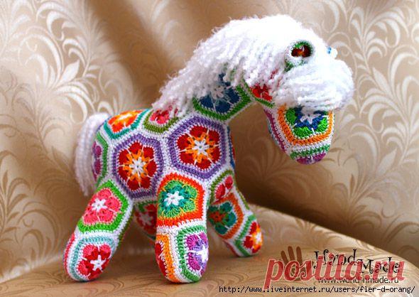 ЛОШАДКА ИЗ АФРИКАНСКИХ МОТИВОВ.МАСТЕР-КЛАСС