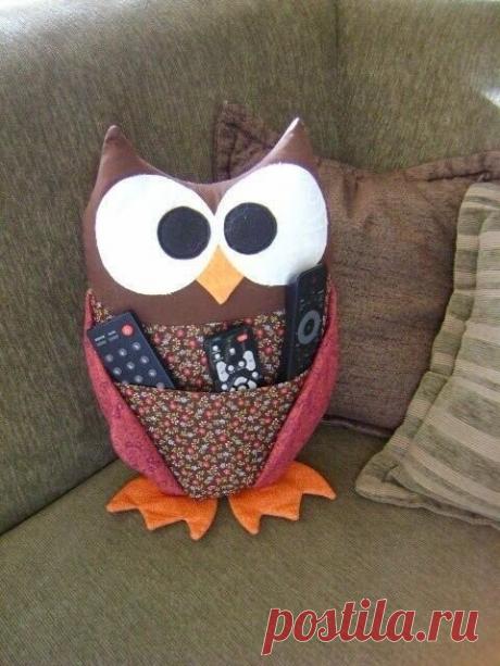 И пульт не потеряется!
#рукоделие