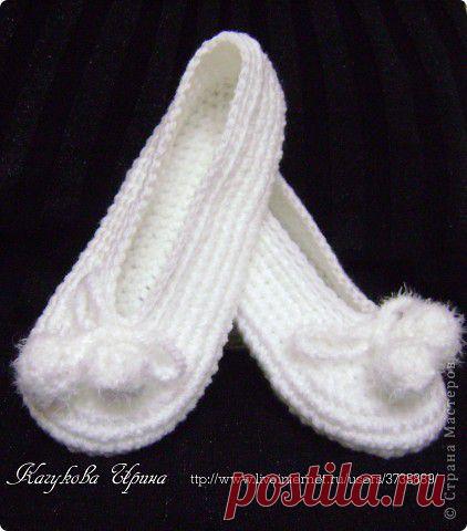 Комнатные тапочки-балетки Мечта » Поиск мастер классов, поделок своими руками и рукоделия на SearchMasterclass.Net