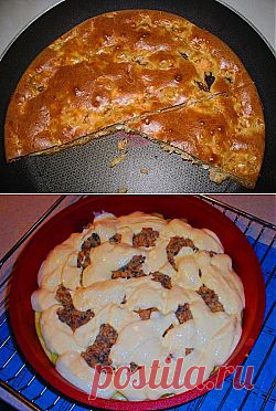 (+1) тема - Пирог «Быстрый и вкусный» из теста на кефире со сметаной и майонезом | ВКУСНО ПОЕДИМ!