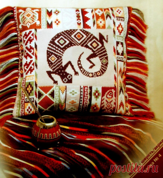 Вышивка - Подушка 