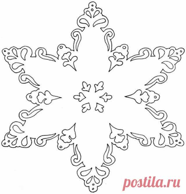 Трафареты на окна для вырезания из бумаги к новому году 2020