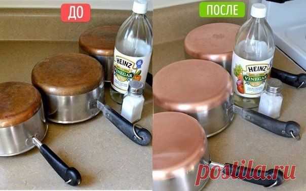 КАК ОЧИСТИТЬ ДО БЛЕСКА СТАРУЮ ПОСУДУ?