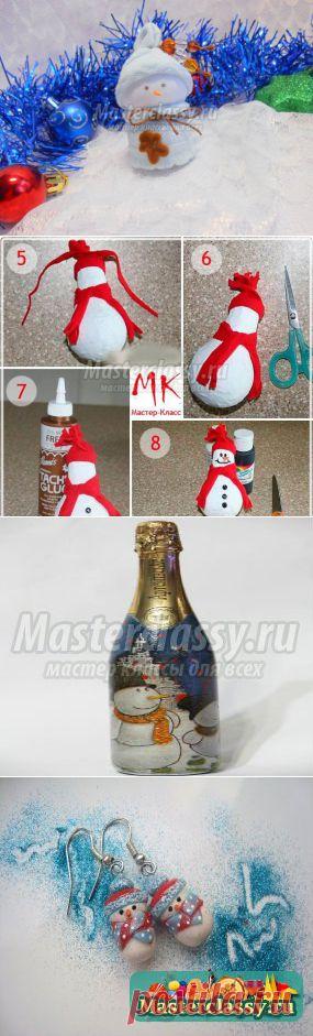 Снеговики своими руками. 100 мастер-классов, фото и идей » Master classy - мастер классы для вас