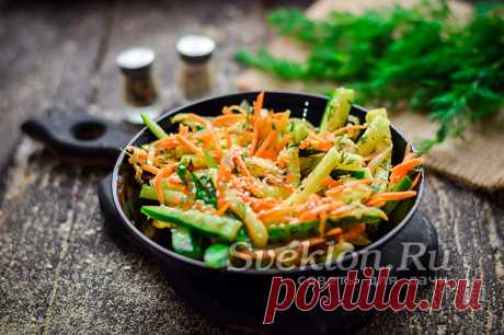 Огурцы по-корейски, самый вкусный рецепт Все из Вас пробовали морковь по-корейски, а огурцы? Рады Вам представить самый вкусный рецепт огурцы по-корейски! Такая закуска подойдет к любому мясному блюду. Берите себе на заметку!