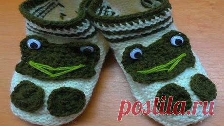 ВЯЖЕМ ПИНЕТКИ-ВЕСЕЛЫЙ ЛЯГУШОНОК