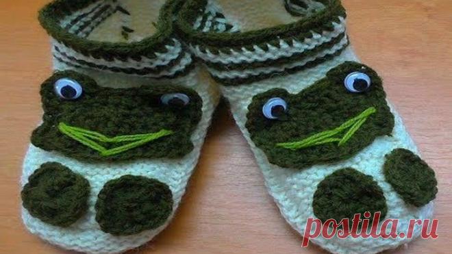 ВЯЖЕМ ПИНЕТКИ-ВЕСЕЛЫЙ ЛЯГУШОНОК