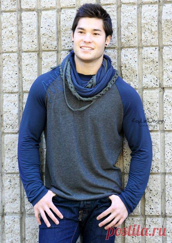 Комбинированное вязание и декор футболок / Худи, свитшоты и толстовки: идеи декора /