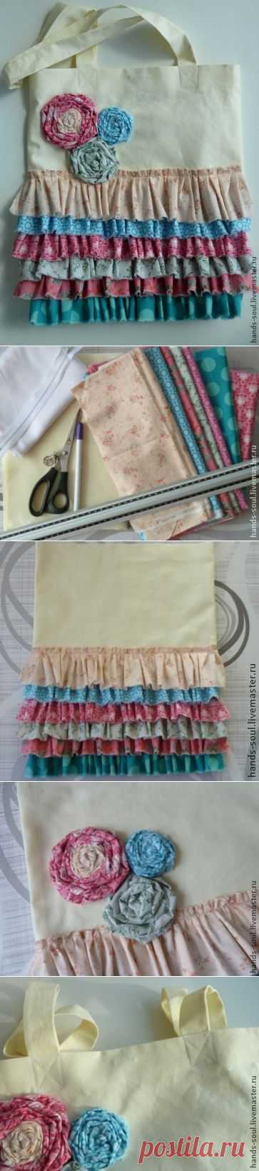 Шьем летнюю текстильную сумку "Соцветие" -