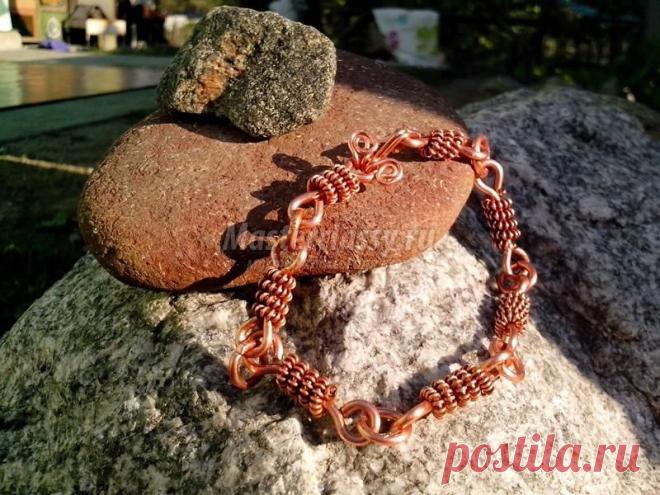 Как сделать браслет своими руками из проволоки. Мастер-класс с пошаговыми фото