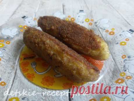 Картофельные пальчики в панировке из картофельного пюре | ДЕТСКИЕ РЕЦЕПТЫ, БЛЮДА