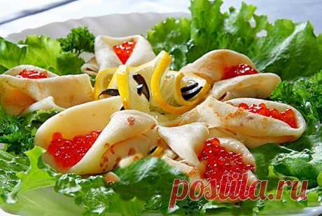 10 видов простых начинок для блинов на любой вкус
