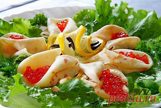 10 видов простых начинок для блинов на любой вкус