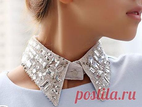 Накладной воротничок Льдинки