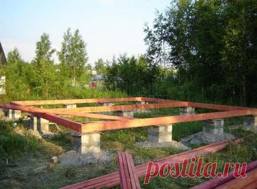 Столбчатый фундамент своими руками