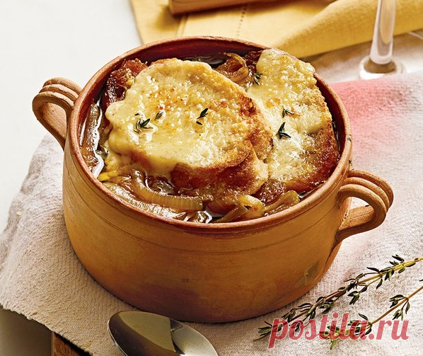 Ароматный французский луковый суп. Визитная карточка Франции