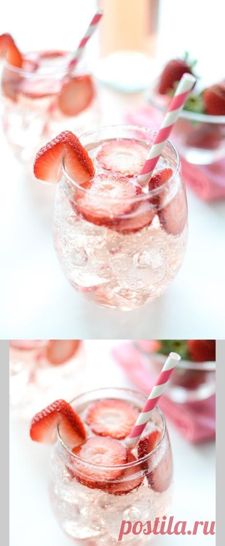 Pink Strawberry Sangria