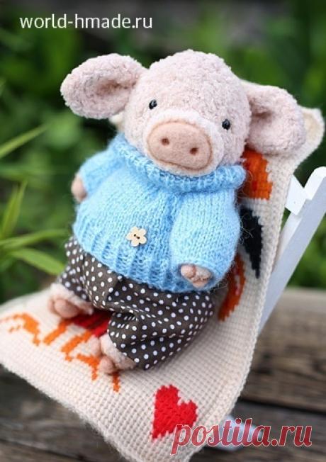 Поросёнок
Автор :Анна Лаврентьева
https://world-hmade.ru/masterclass/crochet_piggy.php
Описание в прикрепленном файле