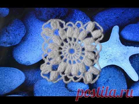Красивая шаль крючком... Видео Мастер-класс .