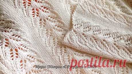 Ирина СНежная & Вязание | На полную фигуру Ажурный жакет спицами - Мастер класс часть вторая