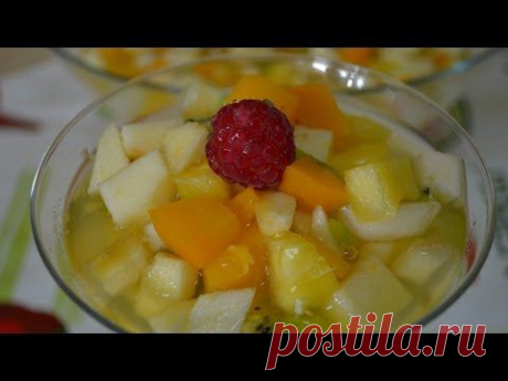Ну, оОчень вкусный - Фруктовый Салат &quot;Зимний&quot;! - YouTube
