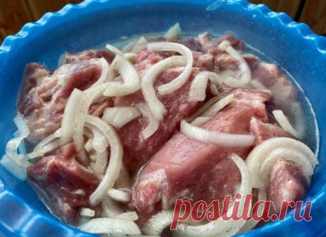Другой маринад для мяса не признаю, готовлю только так. Мясо получается нежным: не остается и кусочка
