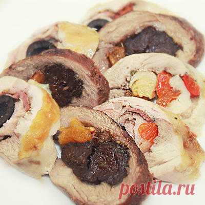 Рулетики мясные с разной начинкой - Холодные закуски на праздничный стол