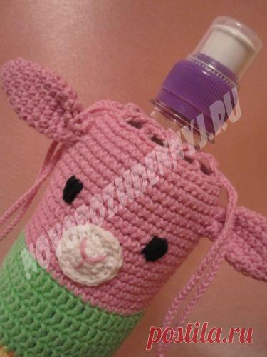 Чехол для бутылочки крючком - схема и мастер класс | Уход за новорожденным