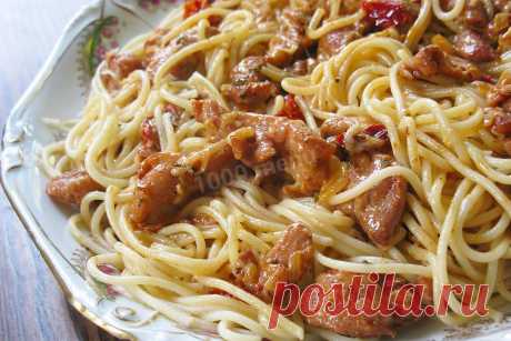Макароны с курицей в мультиварке рецепт с фото и видео - 1000.menu