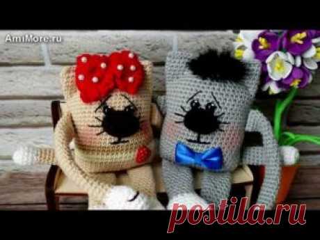 Амигуруми: схема Котейки. Игрушки вязаные крючком - Free crochet patterns.