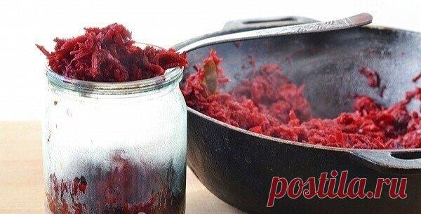 Икра из свеклы на зиму ...