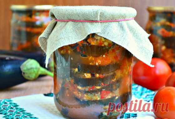 Баклажаны «Огонек» с медом на зиму — Сад Заготовка