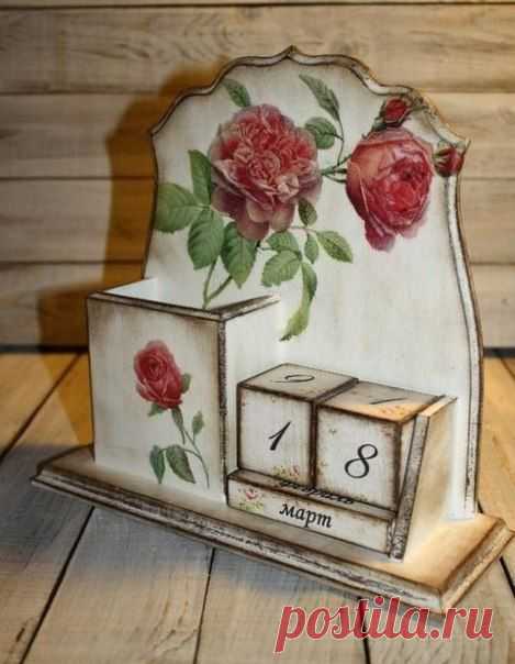 Ты можешь сделать вечный календарь. - Декупаж - Рукоделие и творчество - Каталог статей - Рукоделие-мое хобби