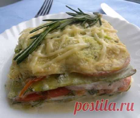 Лазанья из кабачков