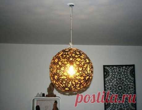 Люстра в мавританском стиле своими руками