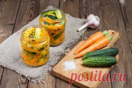 Салат из огурцов и моркови на зиму — Journal women
