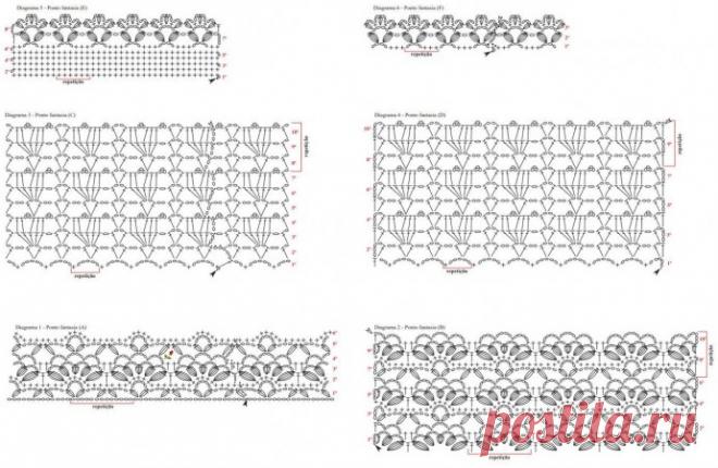 Красивая кофточка крючком