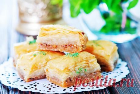 Как приготовить пахлаву в домашних условиях | Вкусные рецепты